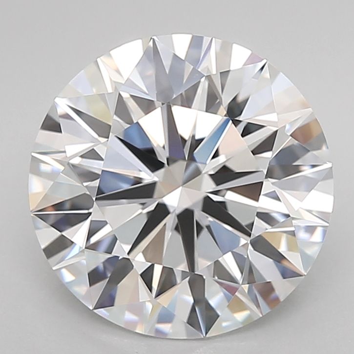 Diamant Rond 4.10 ct - Couleur D - Pureté FL