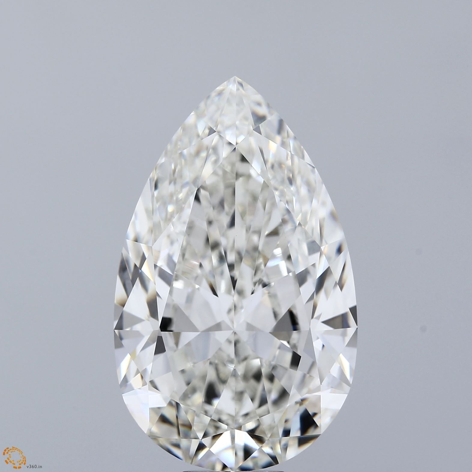 15.19 ct. pear Lab Grown Diamond front image