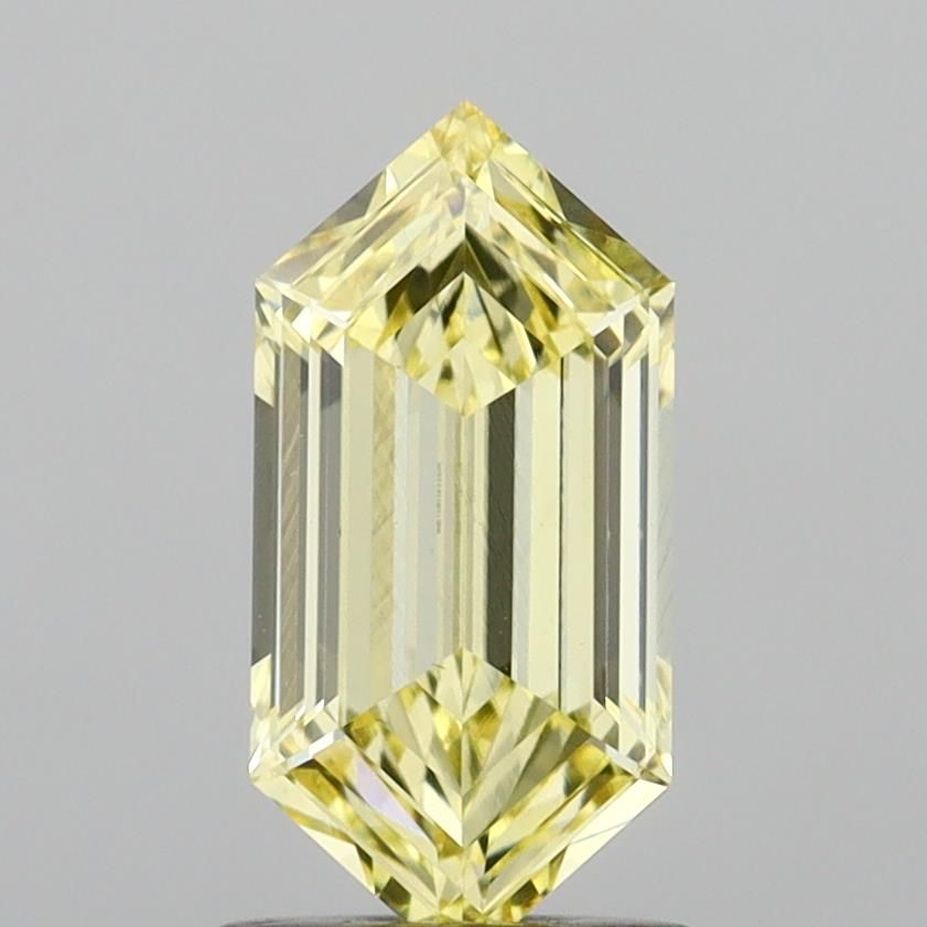 1.08 CT Fancy Yellow HEXAGONAL