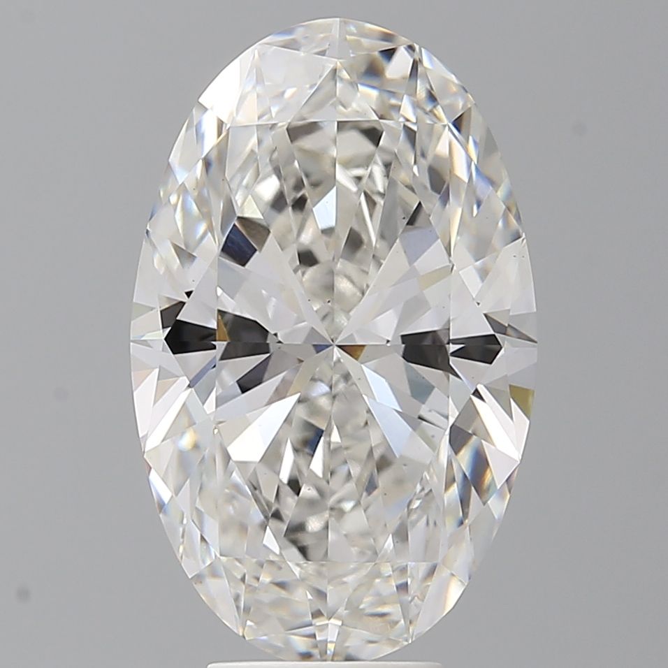 6.58 ct. oval Lab Grown Diamond front image