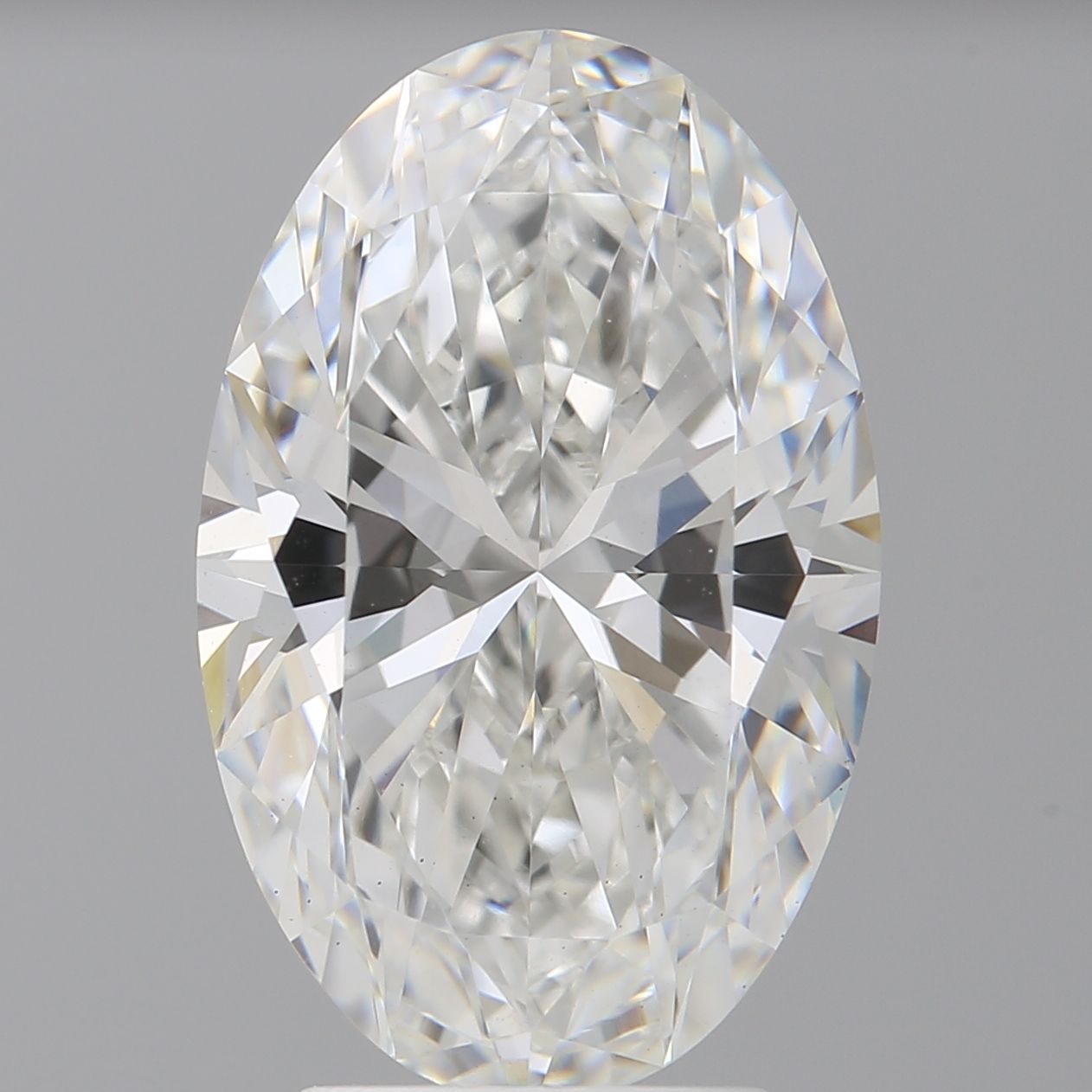 4.06 ct. oval Lab Grown Diamond front image