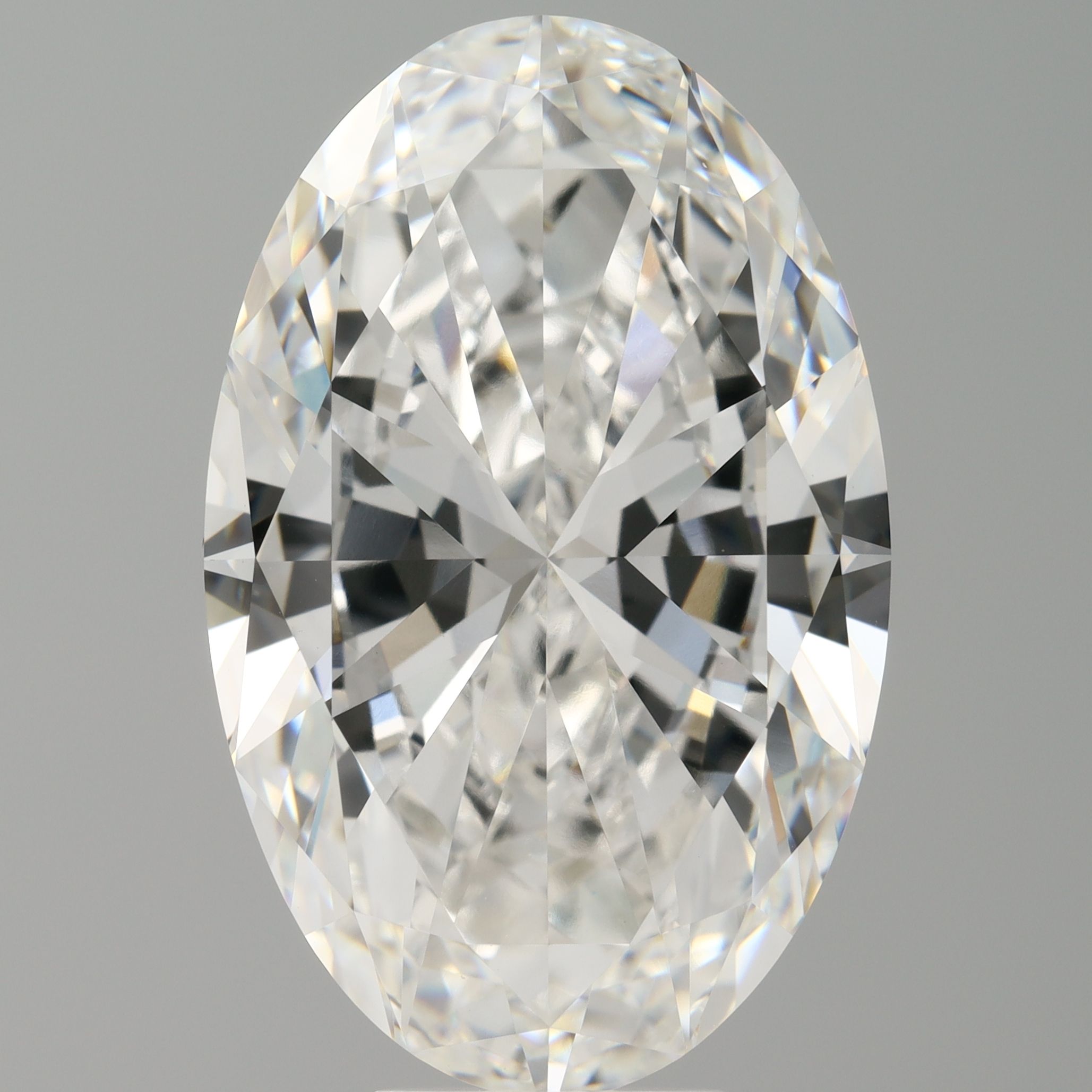 9.01 ct. oval Lab Grown Diamond front image