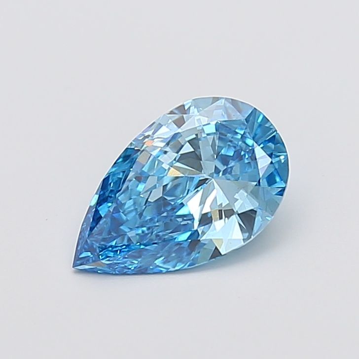 1.52 CT Fancy Vivid Blue PEAR