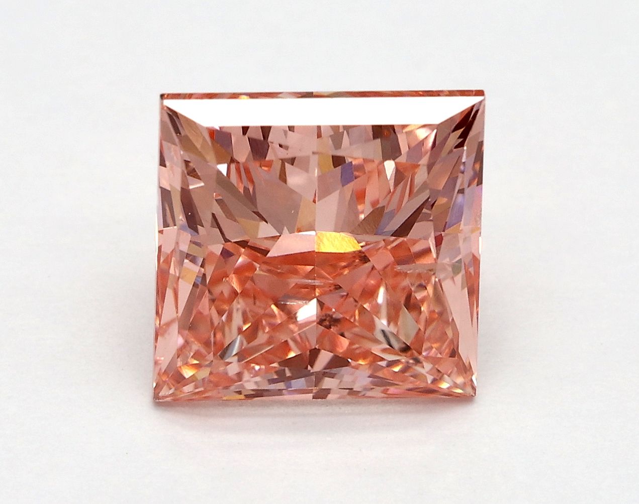 3.04 ct. princess Lab Grown Diamond front image