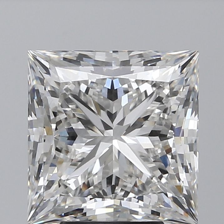 5.90 ct. princess Lab Grown Diamond front image