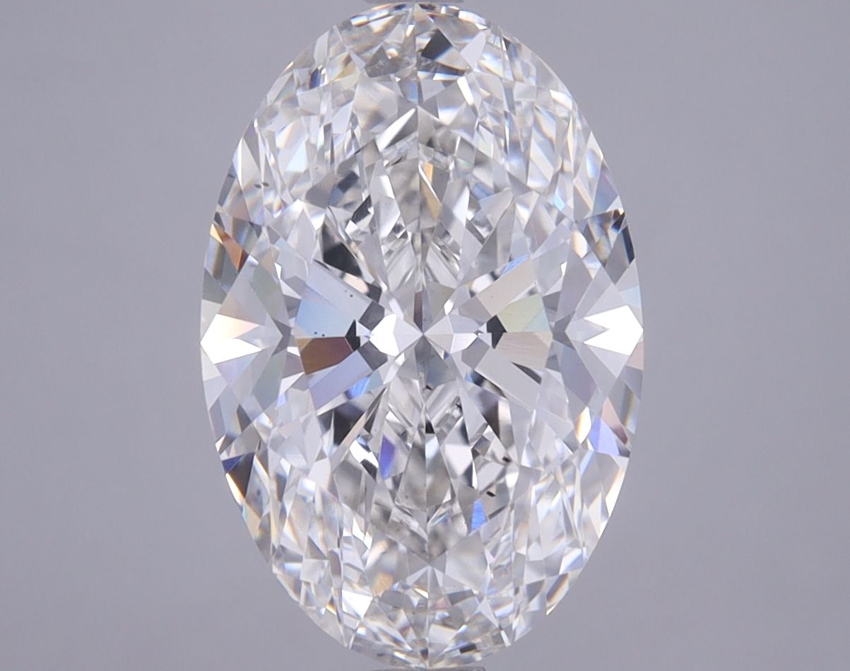 3.85 ct. oval Lab Grown Diamond front image