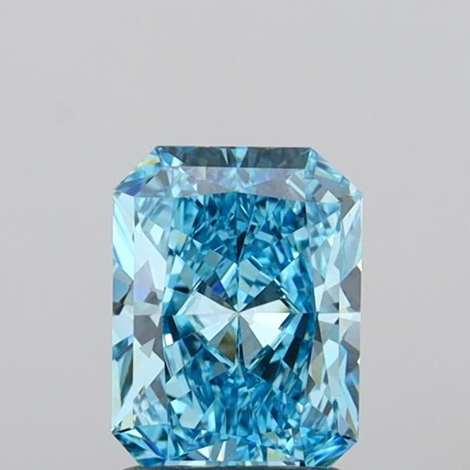 1.28 CT Fancy Vivid Blue RADIANT