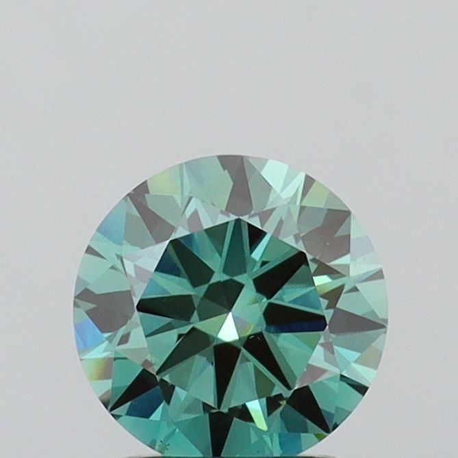 1.49 CT Fancy Vivid Green ROUND