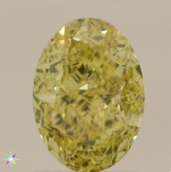Diament 1.37 ct Fancy Intense Yellow/SI1