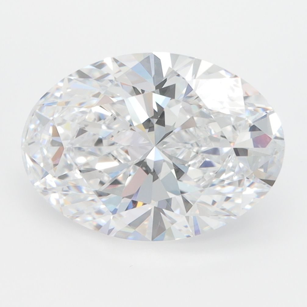 3.30 ct. oval Lab Grown Diamond front image