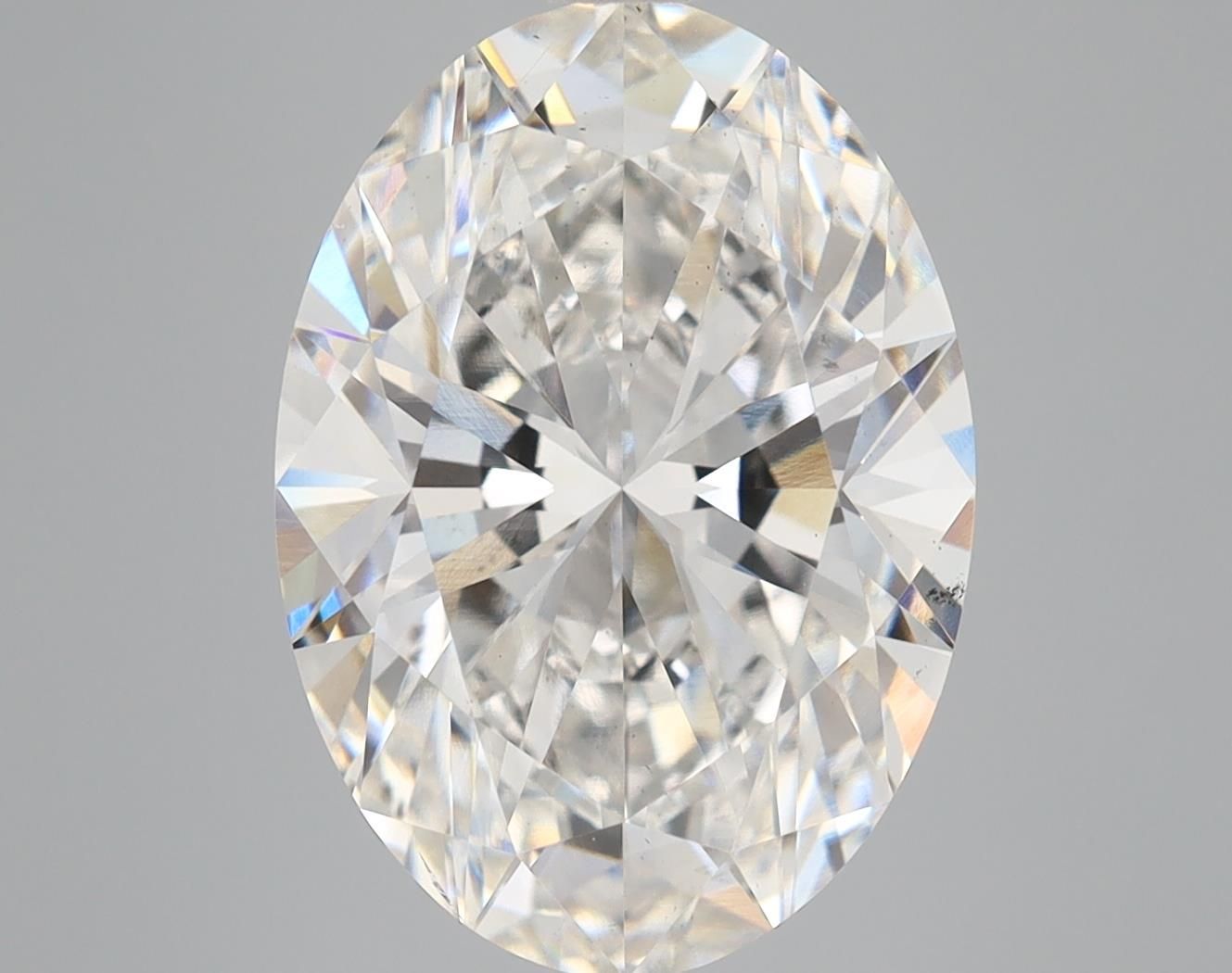 6.04 ct. oval Lab Grown Diamond front image