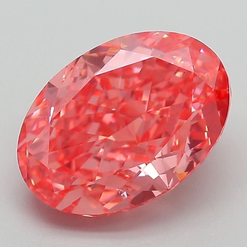 3.19 ct. oval Lab Grown Diamond front image