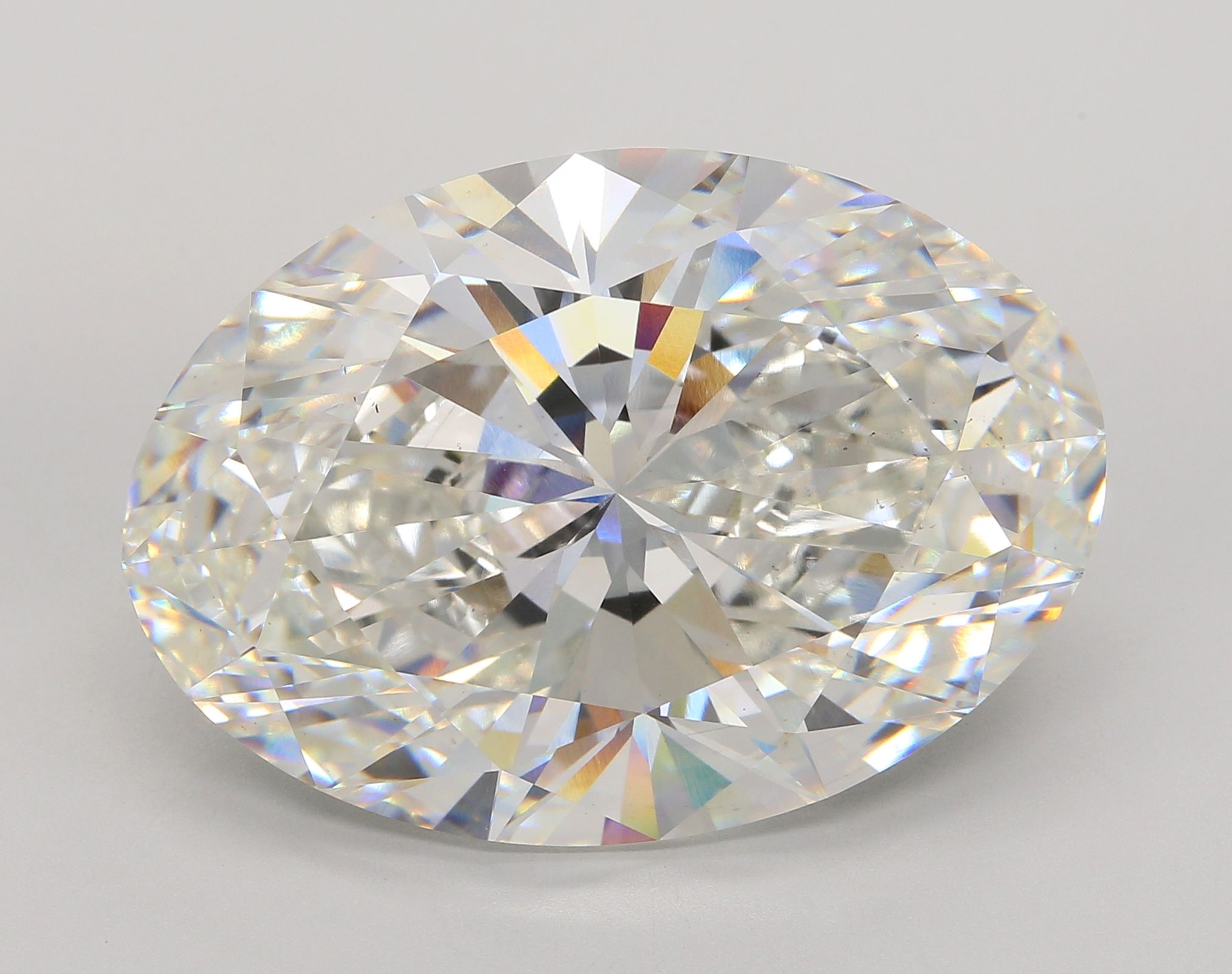 37.22 ct. oval Lab Grown Diamond front image