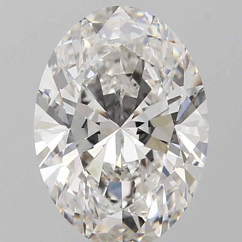 5.18 ct. oval Lab Grown Diamond front image