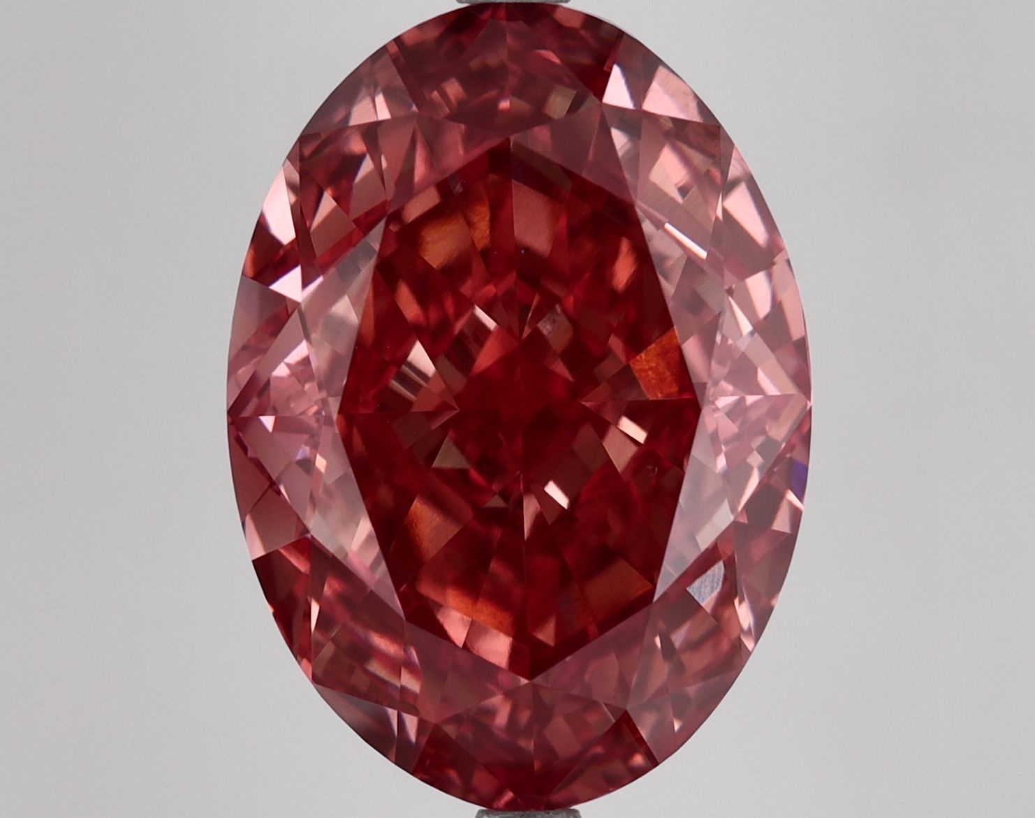 2.74 ct. oval Lab Grown Diamond front image