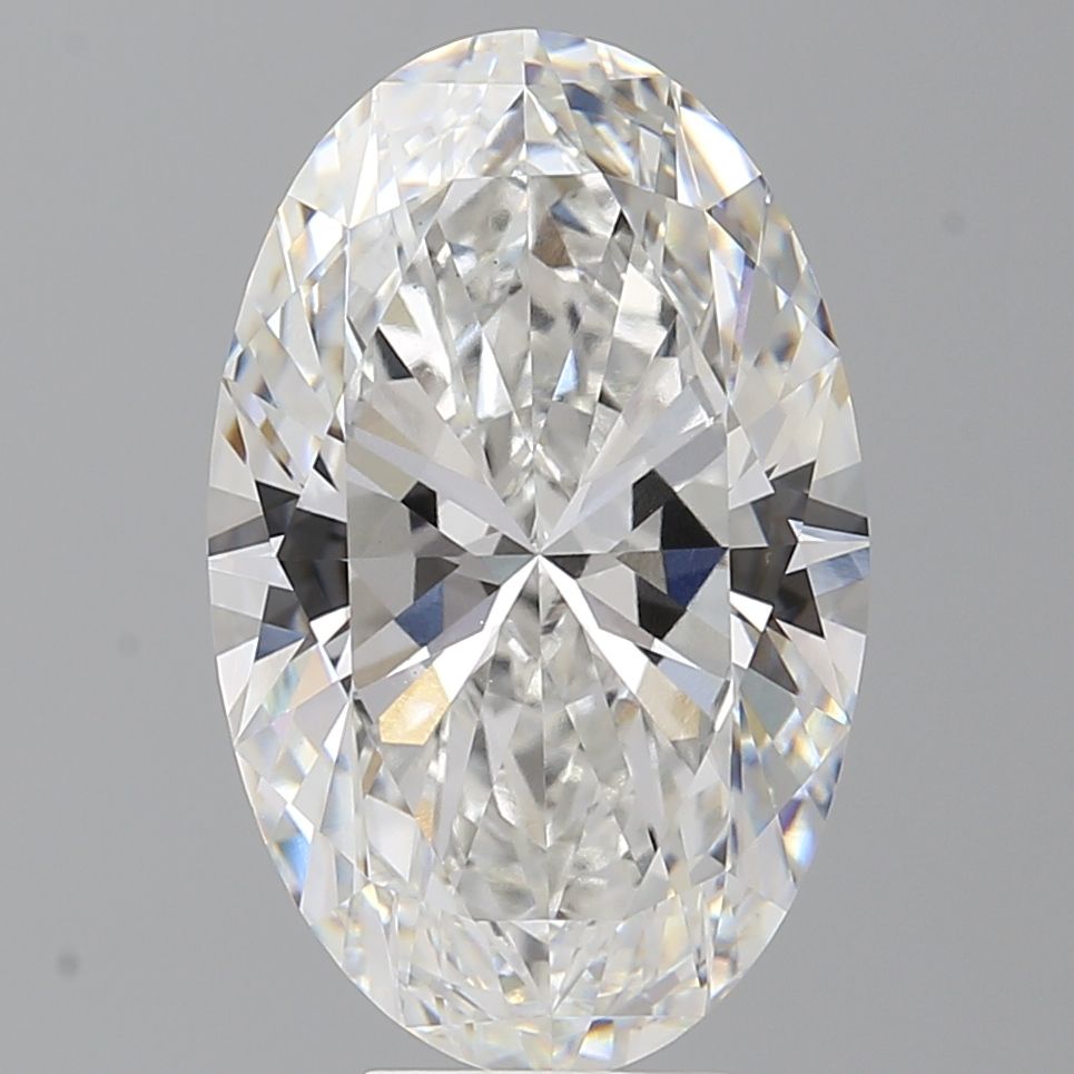 7.04 ct. oval Lab Grown Diamond front image