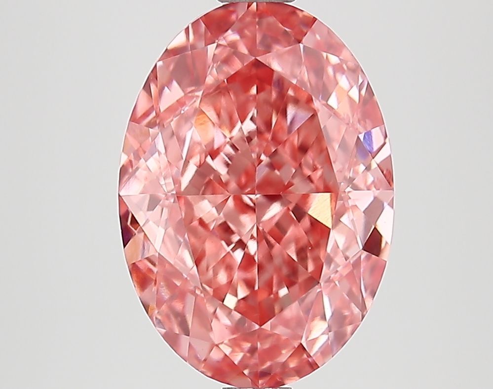 5.58 ct. oval Lab Grown Diamond front image