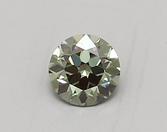 0.41 CT Fancy Vivid Green OLD EUROPEAN CUT
