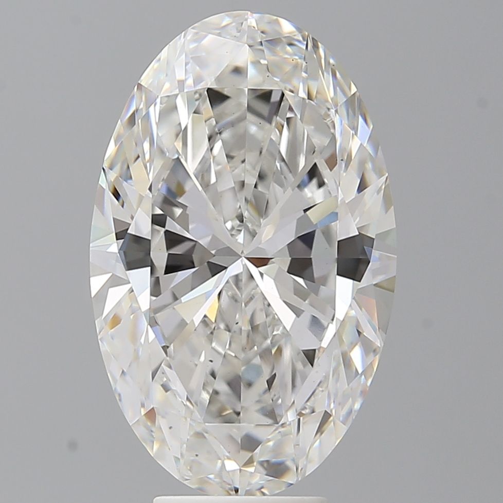 7.02 ct. oval Lab Grown Diamond front image