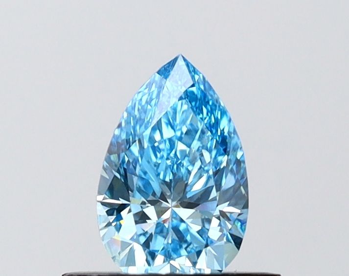 0.54 CT Fancy Vivid Blue PEAR