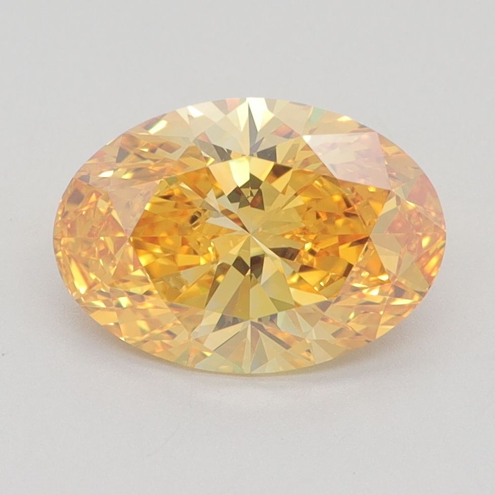 2.07 ct. oval Lab Grown Diamond front image