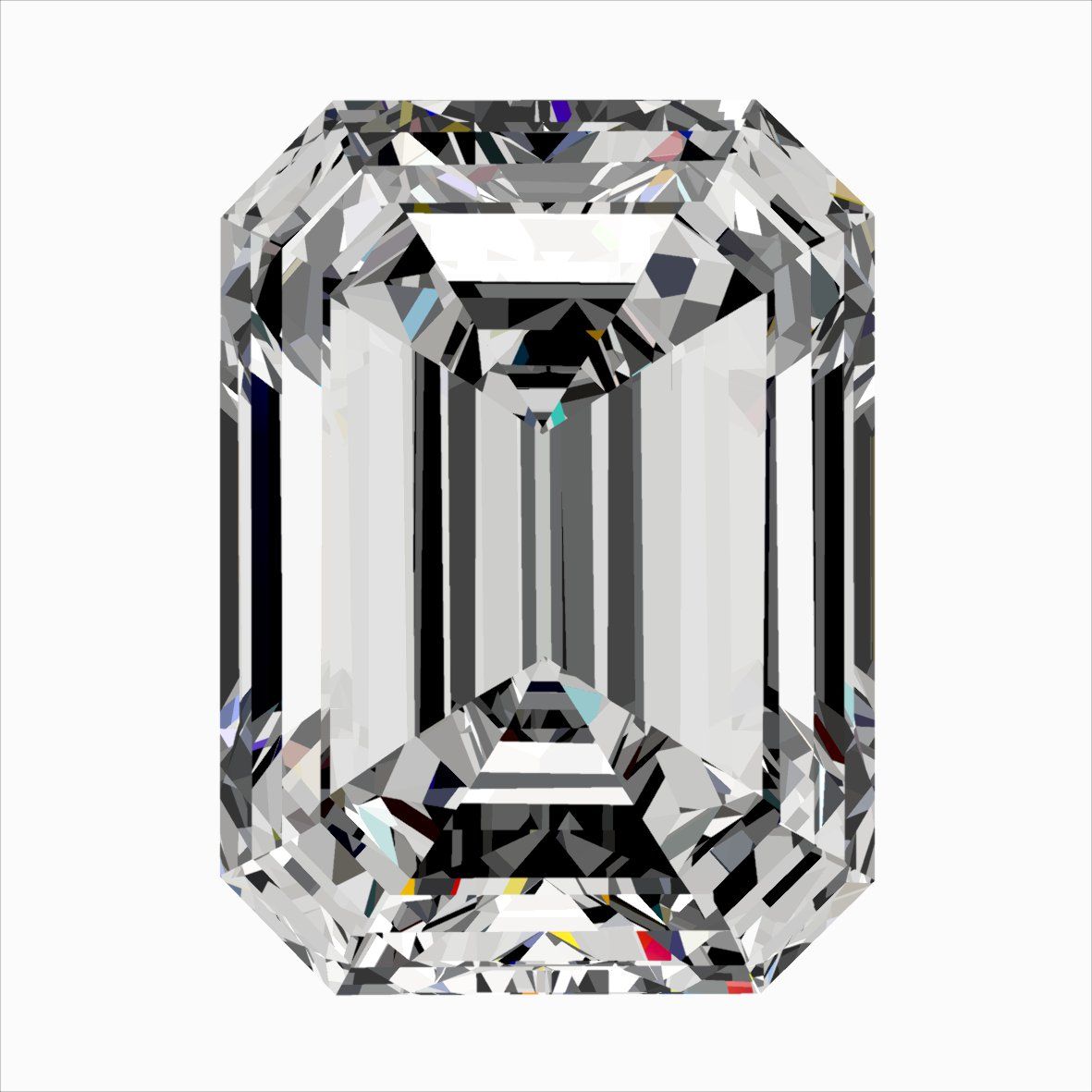 0.30 Carati G VS2 Smeraldo Diamante