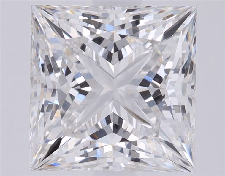 3.72 ct. princess Lab Grown Diamond front image