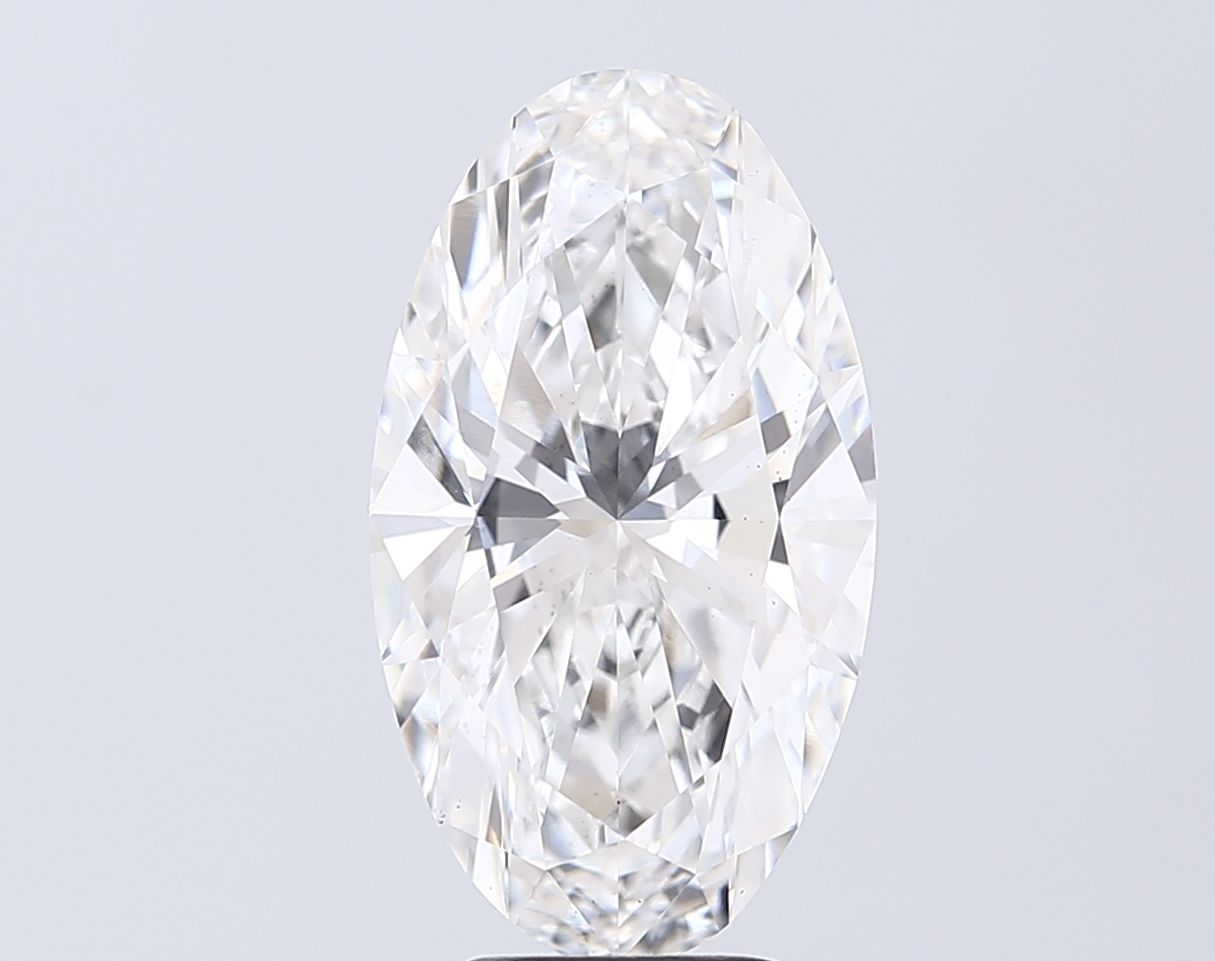 5.07 ct. oval Lab Grown Diamond front image