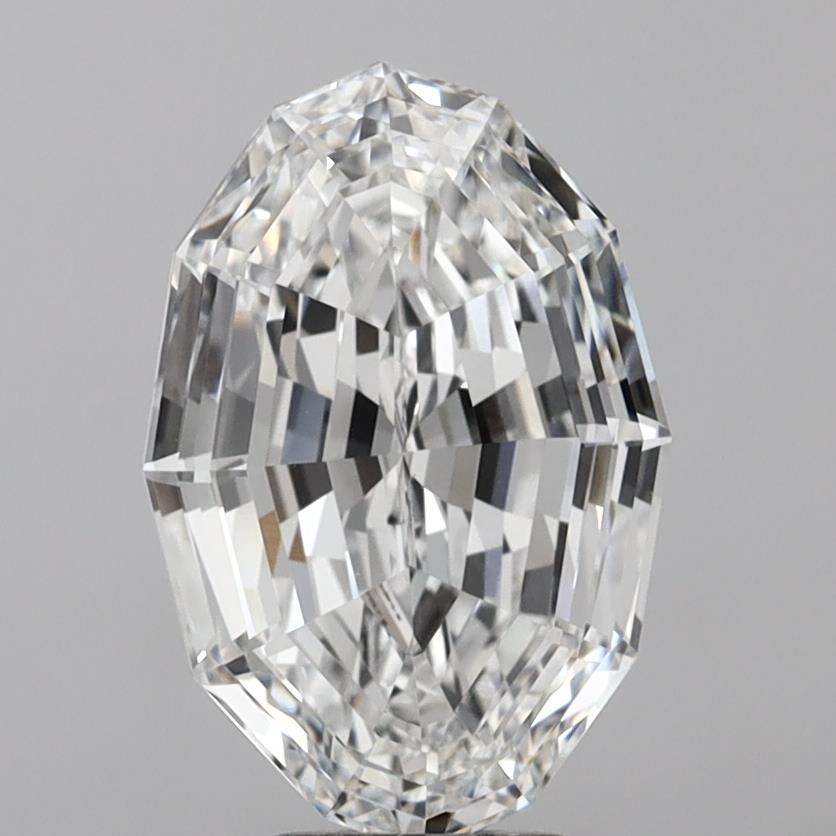 6.10 ct. oval Lab Grown Diamond front image