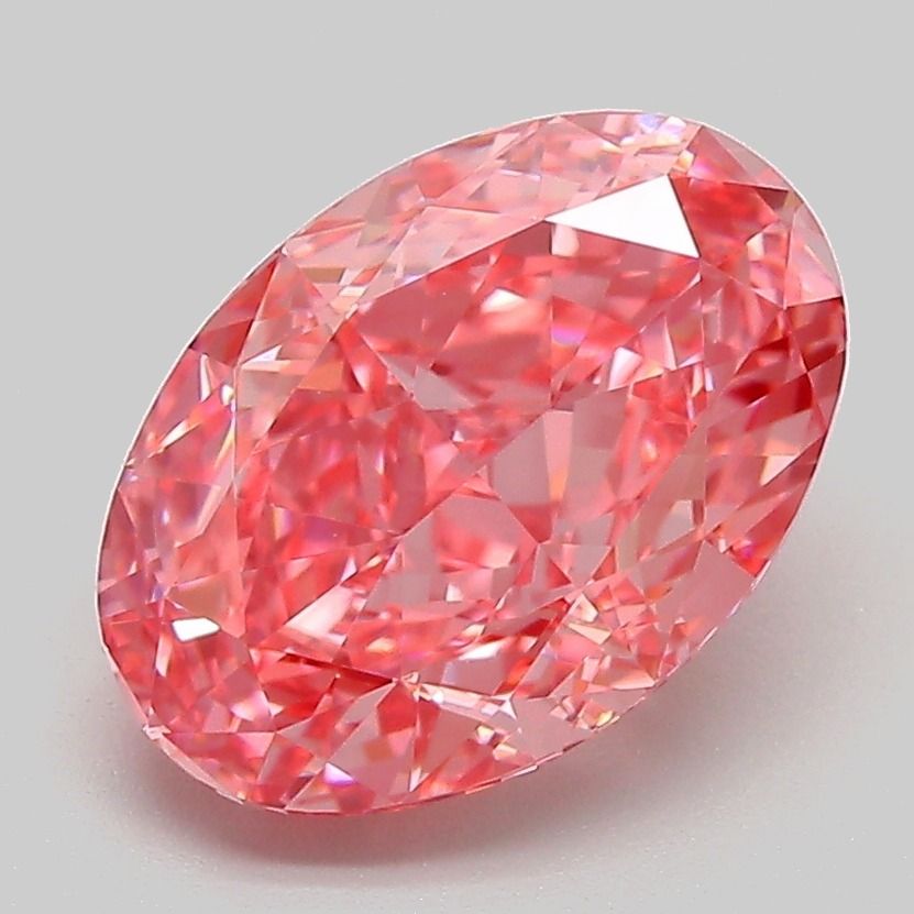 3.07 ct. oval Lab Grown Diamond front image