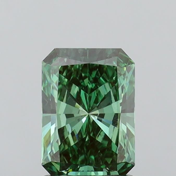 1.55 CT Fancy Vivid Green RADIANT