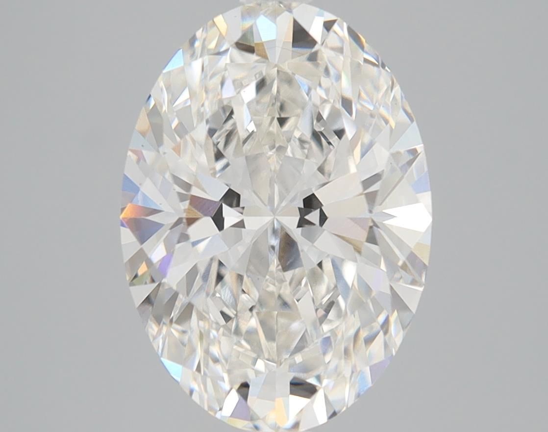 3.70 ct. oval Lab Grown Diamond front image