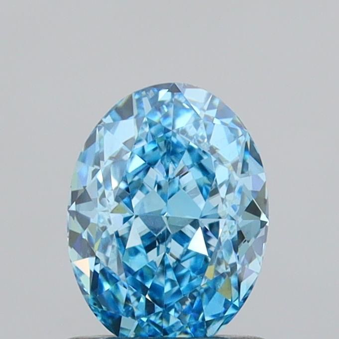 1.01 CT Fancy Vivid Blue OVAL
