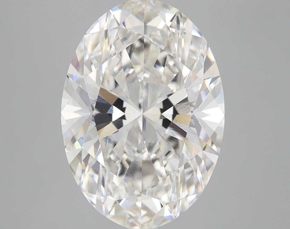 3.85 ct. oval Lab Grown Diamond front image
