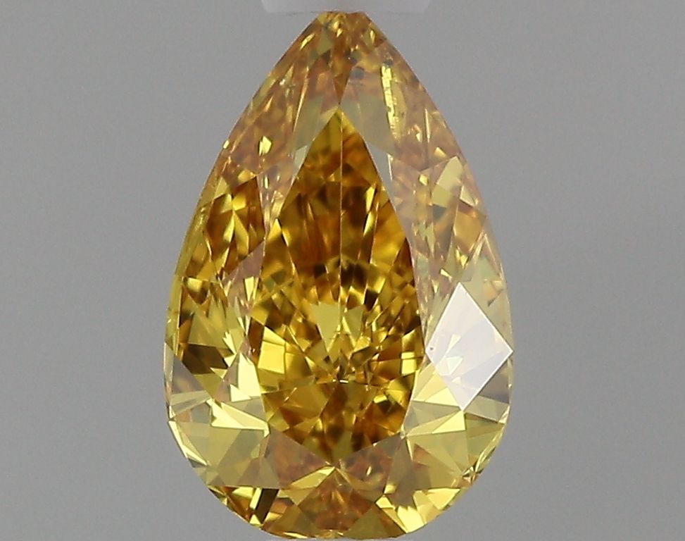 Diament 0.51 ct Fancy Vivid Orange Yellow/SI1