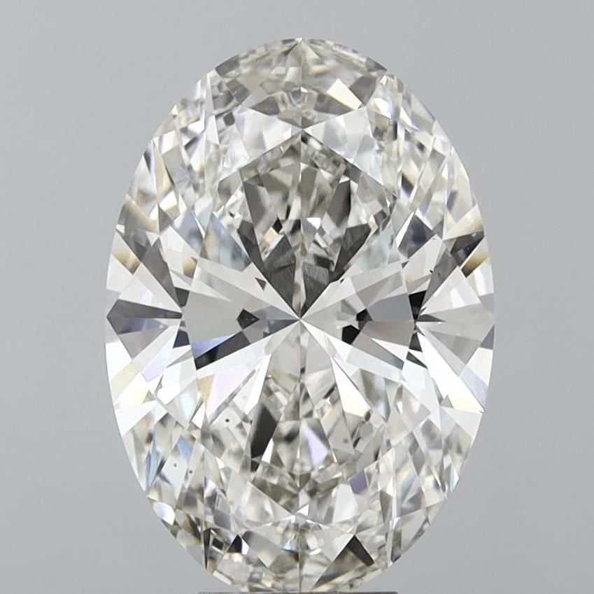 8.21 ct. oval Lab Grown Diamond front image