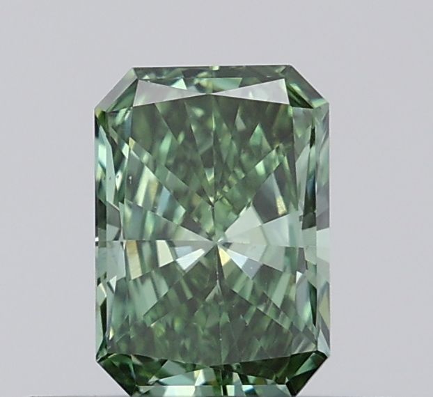 0.34 CT Fancy Vivid Green RADIANT