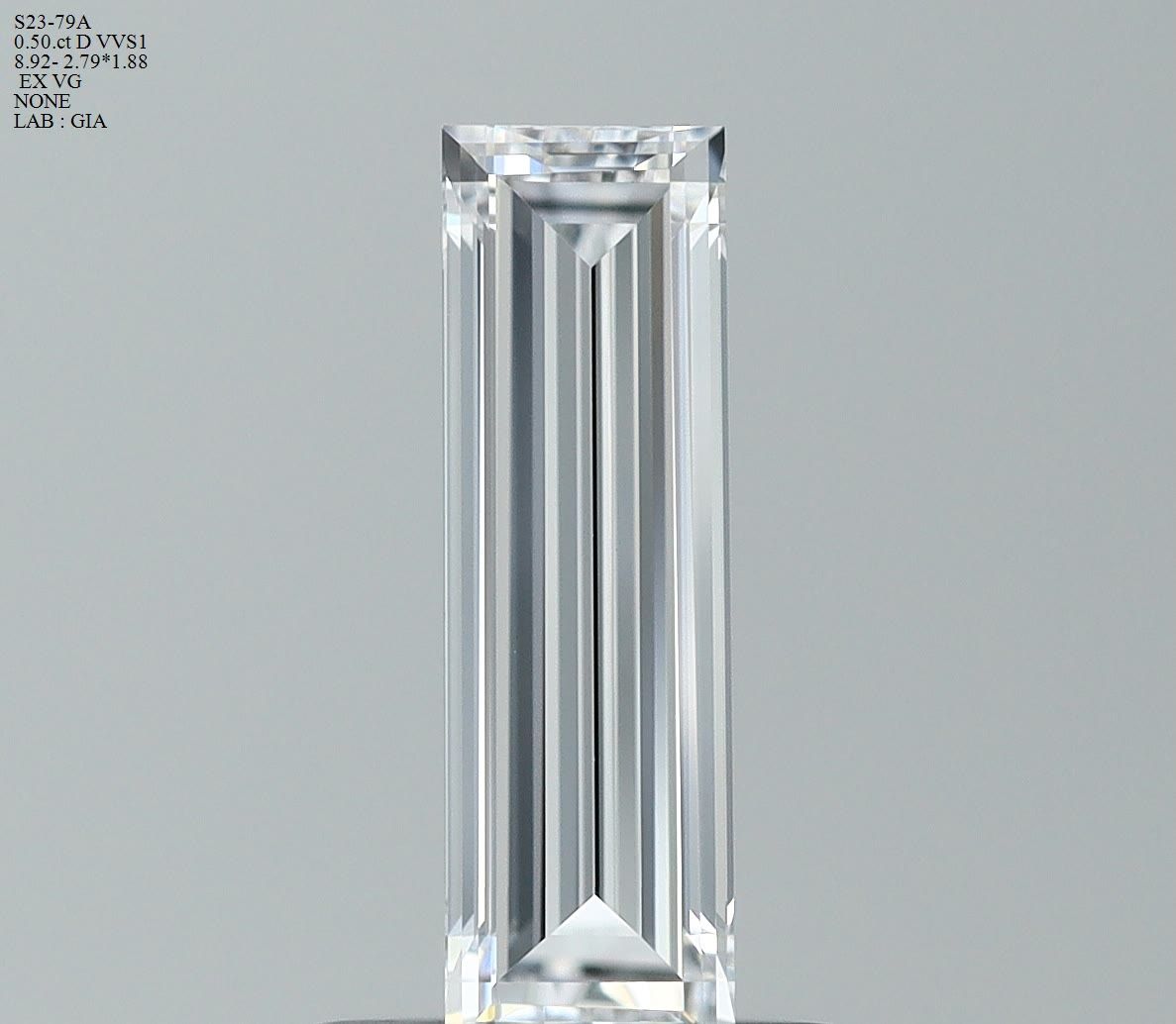0.5 ct Baguette Diamond