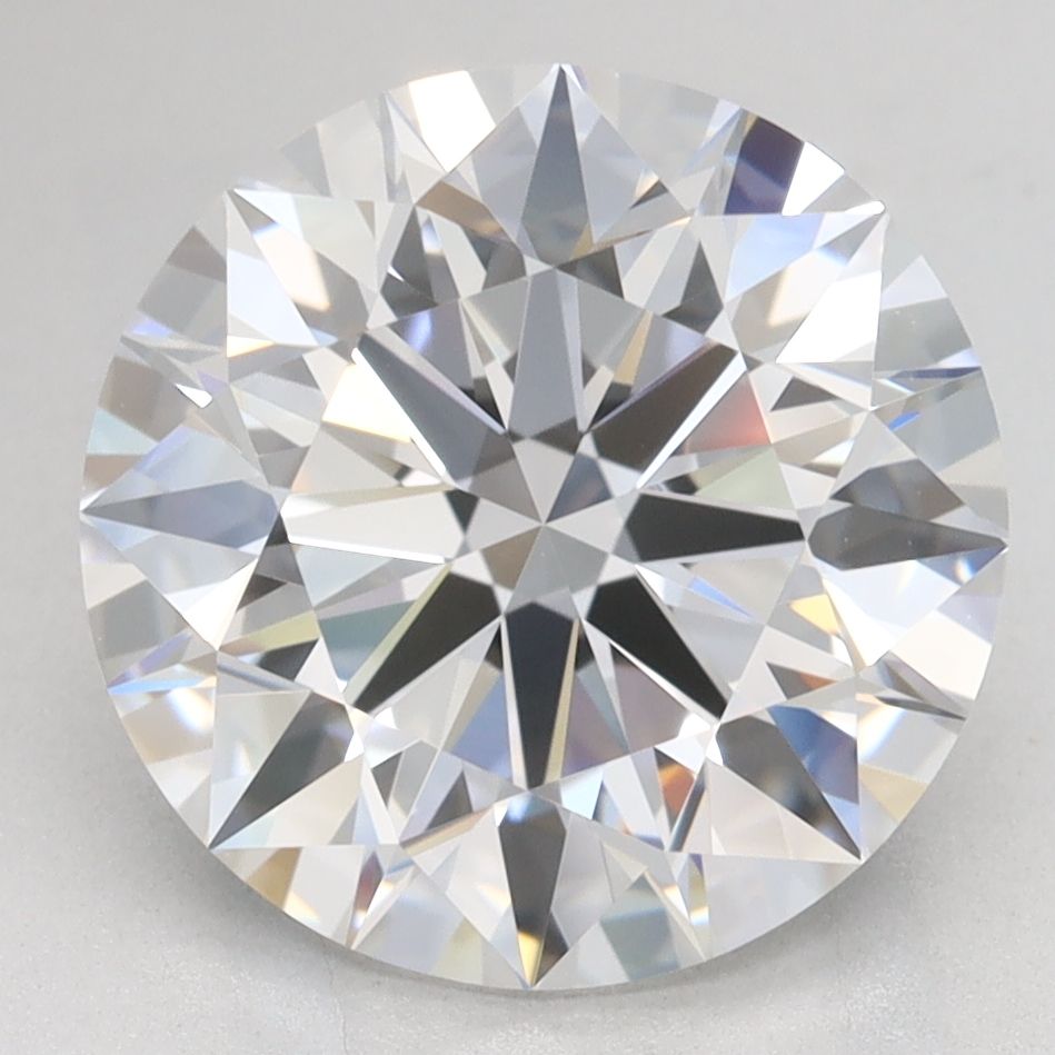 Diamant Rond 3.70 ct - Couleur D - Pureté VVS1