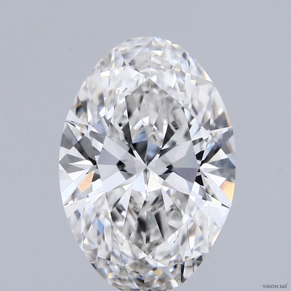 4.09 ct. oval Lab Grown Diamond front image