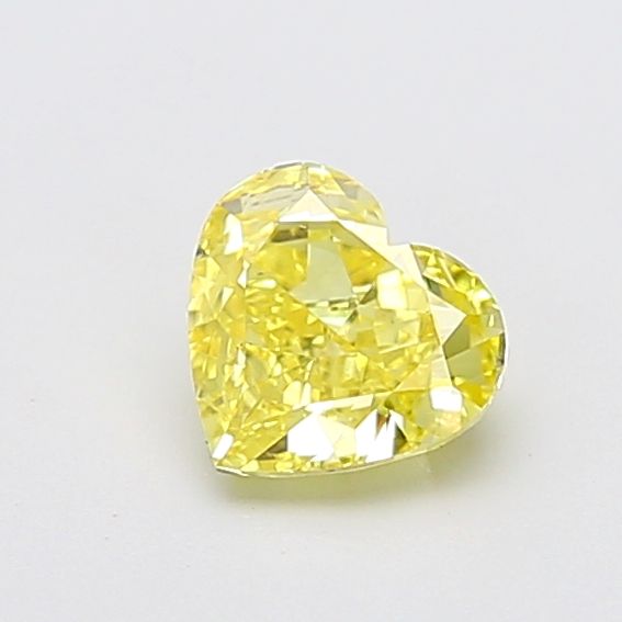 1.01 CT Fancy Intense Yellow HEART