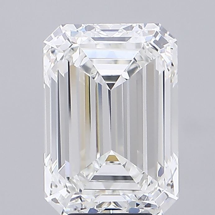 7.01 ct. emerald Lab Grown Diamond front image