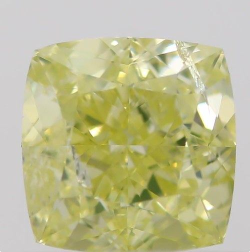 Diament 0.68 ct Fancy Light Greenish Yellow/I1
