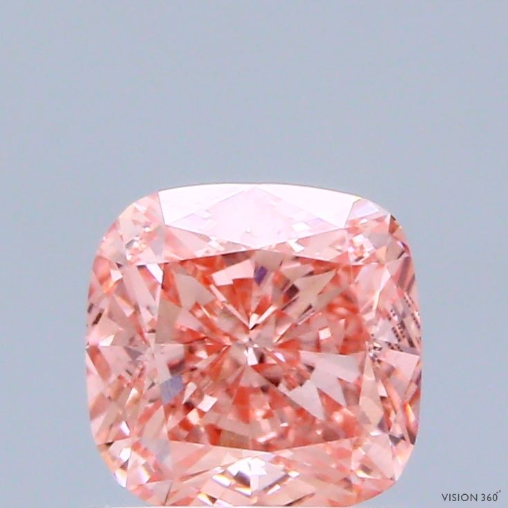 1.11 CT Fancy Vivid Pink CUSHION MODIFIED