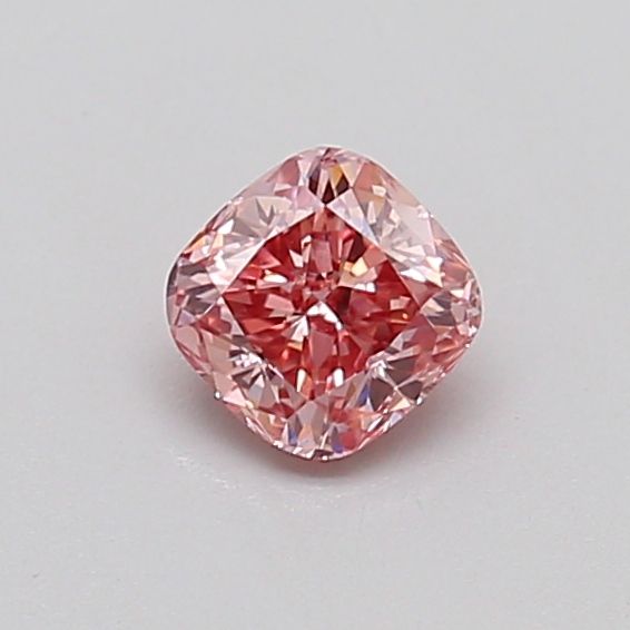 0.34 CT Fancy Intense Pink CUSHION MODIFIED