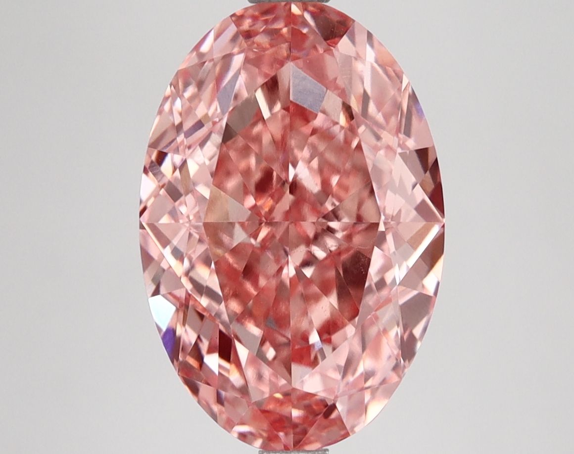 4.66 ct. oval Lab Grown Diamond front image
