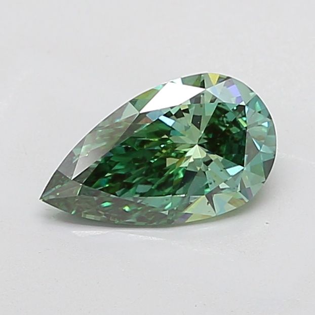 1.53 CT Fancy Vivid Green PEAR