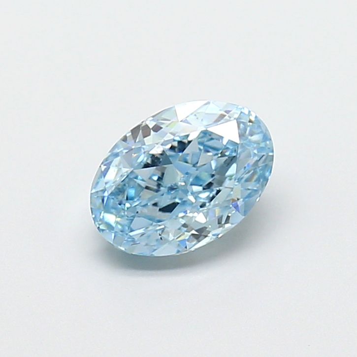 1.56 CT Fancy Vivid Blue OVAL