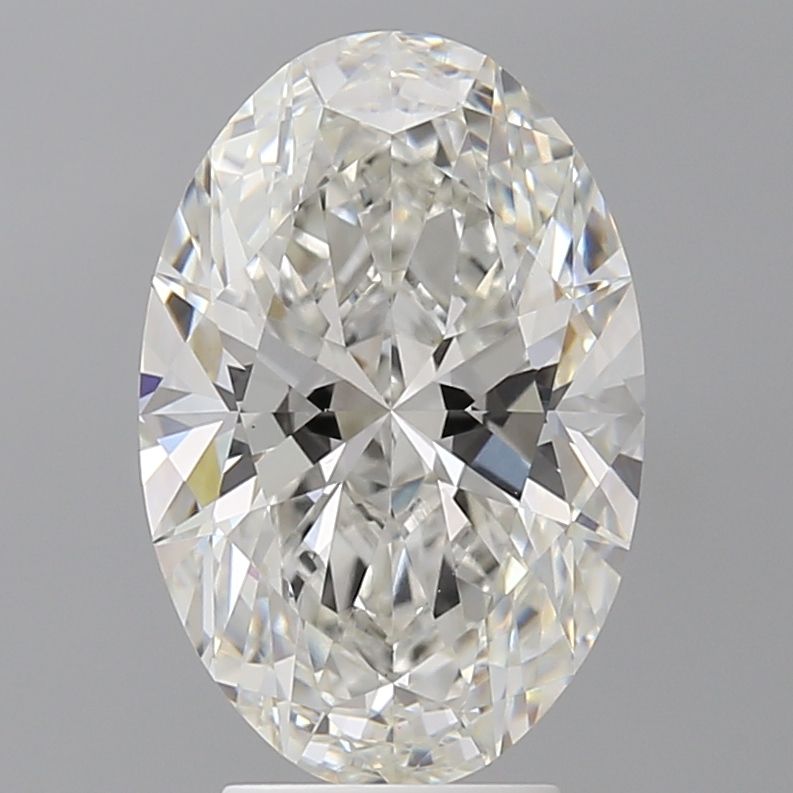 4.09 ct. oval Lab Grown Diamond front image