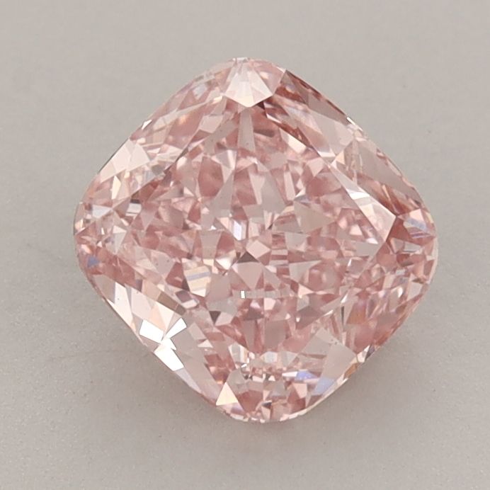 1.24 CT Fancy Vivid Pink CUSHION BRILLIANT